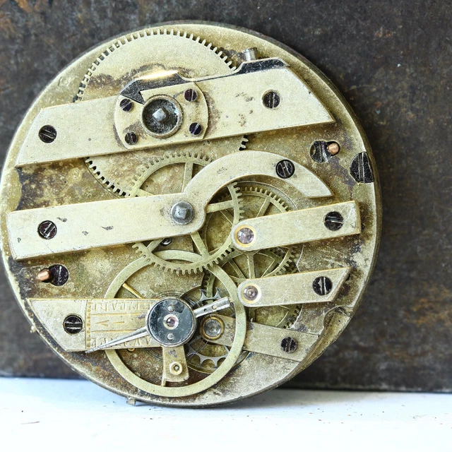 Mouvement De Montre De Gousset (mécanisme) Avec Paire D'aiguilles - Occasion