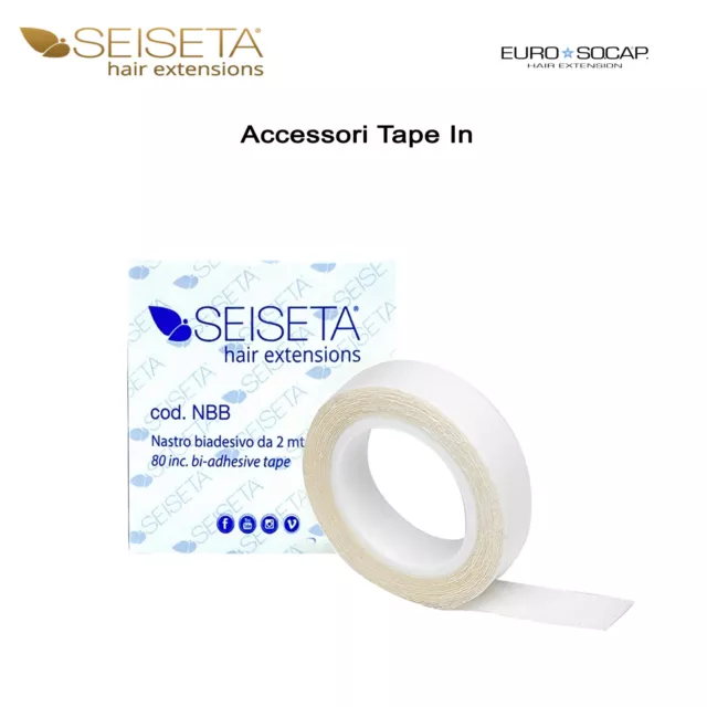 Nastro Biadesivo da 2mt SEISETA - EURO SOCAP per Hair Extension Tape in Sticker
