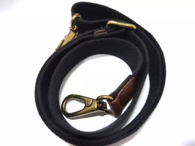 FOSSIL VTG Canvas Shoulder Belt Crossbody Handbag Strap Adjustable Replacement