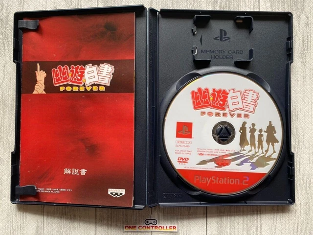 SONY PlayStation2 PS2 Yu Yu Hakusho Forever & 120% Full Power set from Japan 3