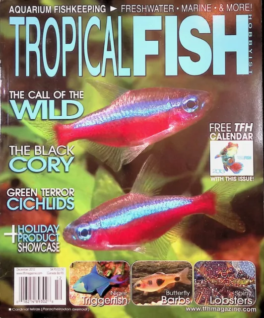 Tropical Fish Hobbyist Magazine December 2012 Black Cory, Green Terror Cichlids