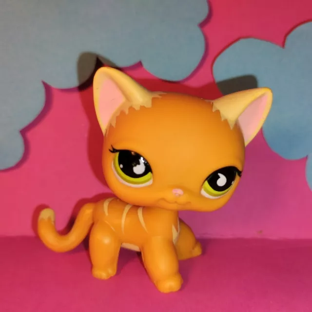 Littlest Pet Shop LPS 525 - Authentic Shorthair Cat Katze + Pets Included!