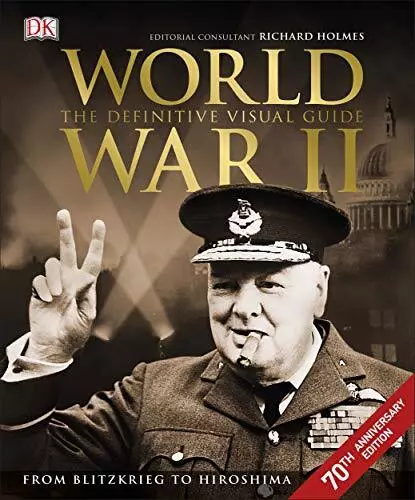 World War II The Definitive Visual Guide by DK Book The Cheap Fast Free Post