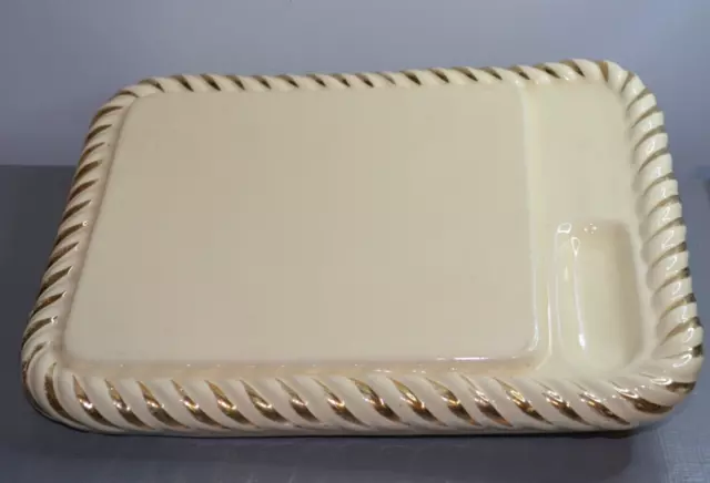 Plat à Fromages en Faience Dans le Gout TOMMASO BARBI