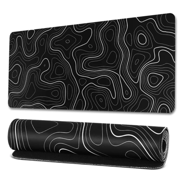 Topographic Contour Extended Big Mouse Pad Computer Keyboard Mouse Mat1479
