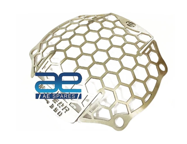 Phare Avant Chromé Pour Royal Enfield Meteor 350 Et Hunter 350 - Modèle AES - Neuf Avec Garantie 1 Mois