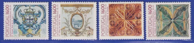Portugal 1984 Azulejos Mi.-Nr. 1625, 1640, 1641, 1644 postfrisch **