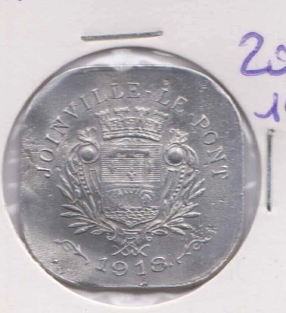 FRANCE Token 20 Centimes 1918 Alu  'Joinville le pont'' (U952)