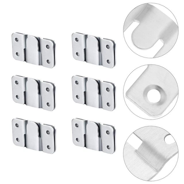 12 PCS INTERLOCK Bracket Furniture Connector Mountain Buckle £12.35 ...