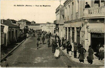 CPA ak morocco oudjda-street of marnia (280937)