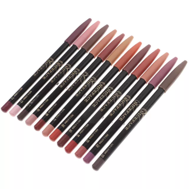 12 Stk. Lippenkonturstift Lippenmalerei Liner Make-up Set