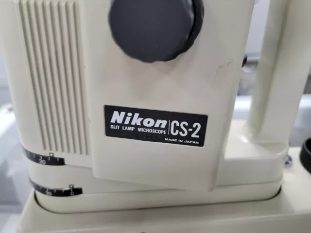 NIKON CS-2 Slit Lamp Opthalmic Microscope  Nice Condition Nothing More Included
