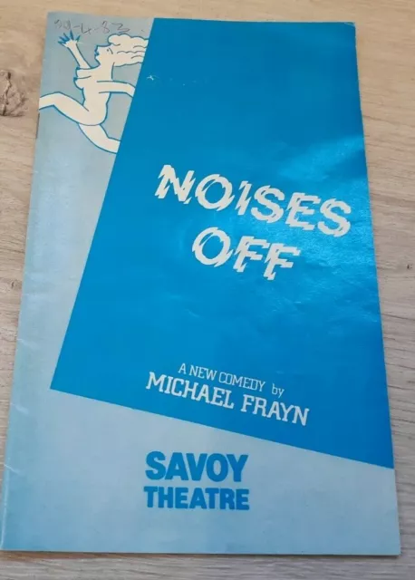 1983 - The Savoy Theatre Program - Noises Off