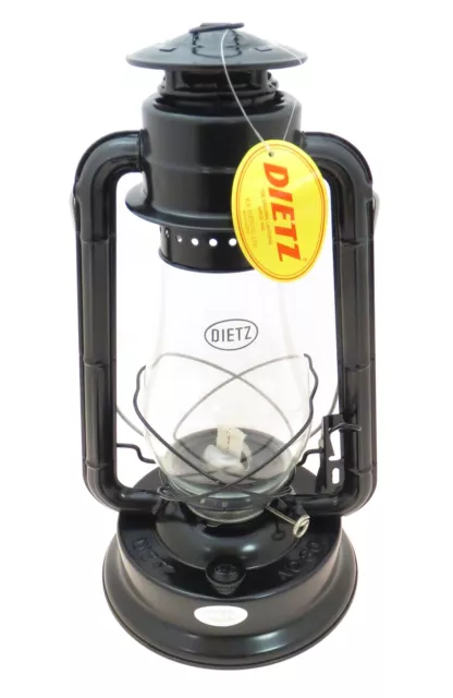 Hurricane Lantern Blizzard Oil Burning Lantern (Black)"