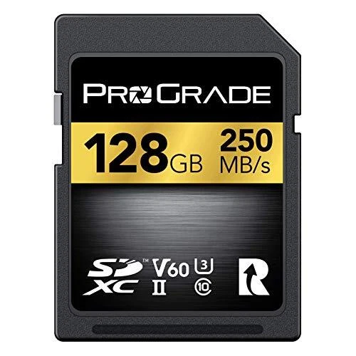 SD UHS-II 128GB Card V60 –Up to 130MB/s Write Speed and 250 MB/s Read Speed |...
