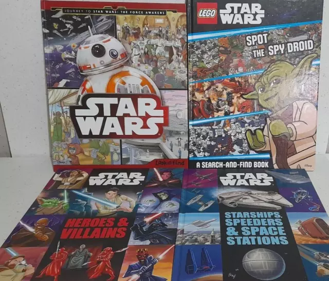 Star Wars A Journey to the Force Awakens Look and Find - 4 x Books