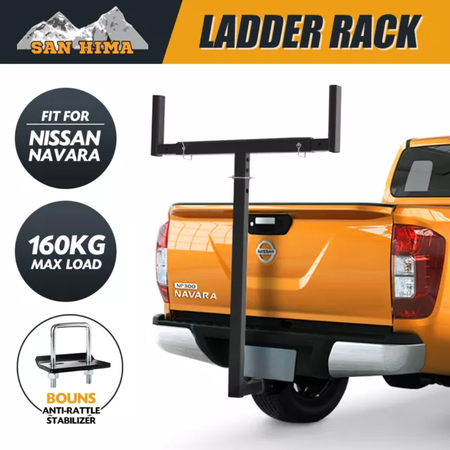 Universal rear tow sales bar ladder rack