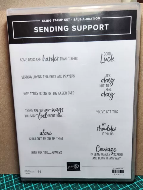 Stampin Up Retired and limited Sending Support stamp set