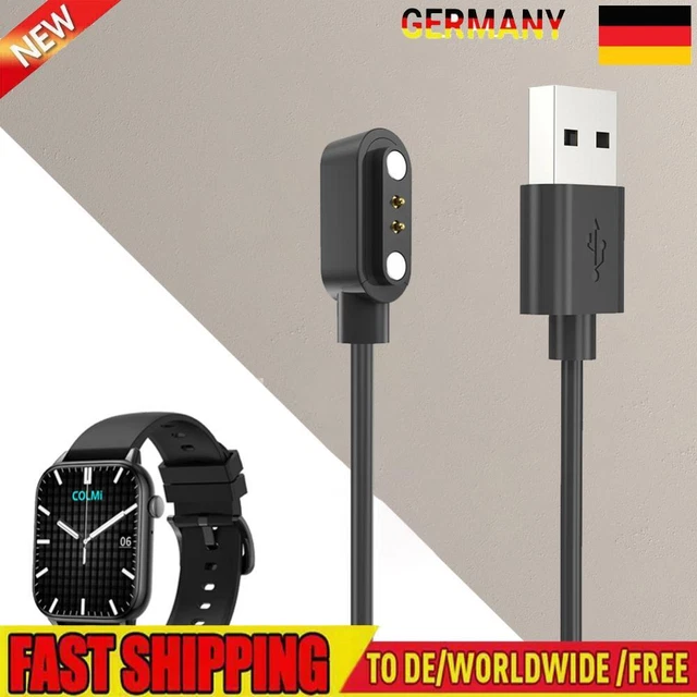 Magnetic Smart Watch Charger USB Charger Cable Cord for COLMI C60/C61/ I20