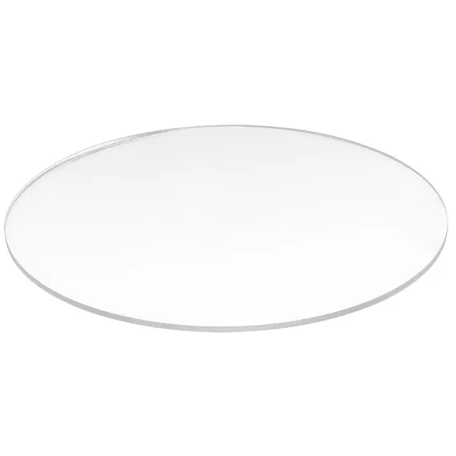 Transparent 3mm thick Mirror Acrylic round Disc A7H11345