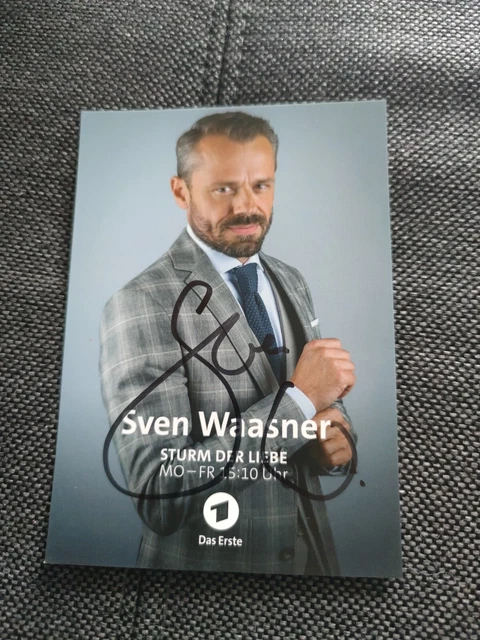 SVEN WAASNER VON Sturm Der Liebe Autogrammkarte EUR 1,00 - PicClick DE