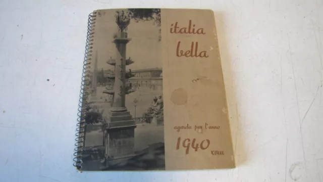 Italia Bella - Agenda Del 1940
