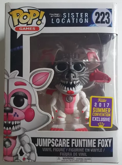 Funko POP Five Nights at Freddy's Pop! Vinyl Figures Jumpscare Funtime  Freddy Chase 225 