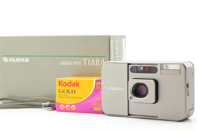 [Near MINT IN BOX] FUJIFILM FUJI CARDIA MINI TIARA 35mm FILM CAMERA From JAPAN