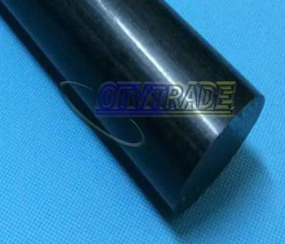ONE Nylon Polyamide PA Plastic Round Rod Stick Black 20mm x 250mm