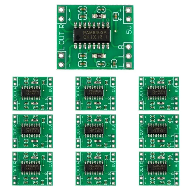 10 PCS PAM8403 Module Super  Digital Amplifier Board 2 x 3W Class D Digitalie