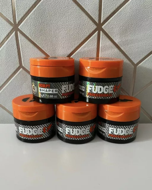 Fudge Professional Hair Sculpt Shaper hold factor 4 25g each x 5 - 125ml total