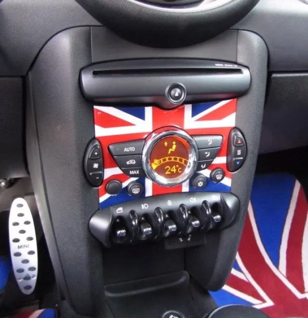 MITTELKONSOLE EINSATZ UNION JACK für MINI COOPER R55 CLUBMAN R56 R57 R58 R59