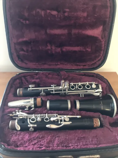 Rare Marlborough Boosey And Hawkes Regent Bb Clarinet, Vintage, Original Box