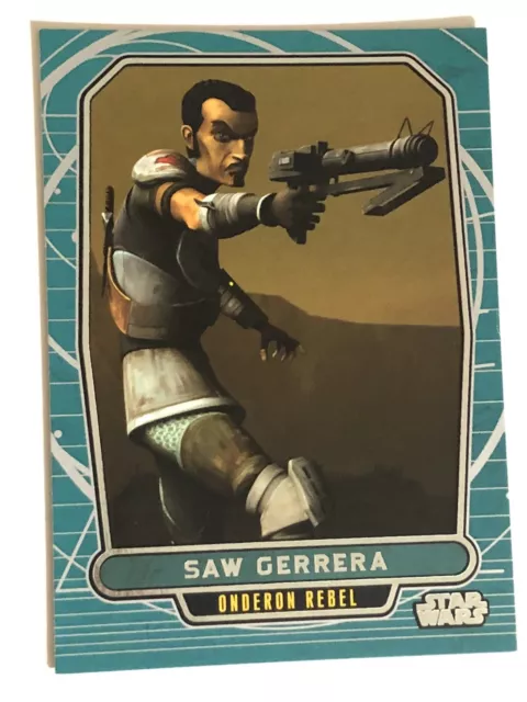 Star Wars Galactic Files Vintage Trading Card #572 Saw Gerrera