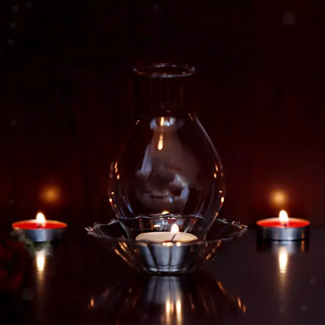 Candeliere portacandela vetro cristallo da tavola fp - 607F