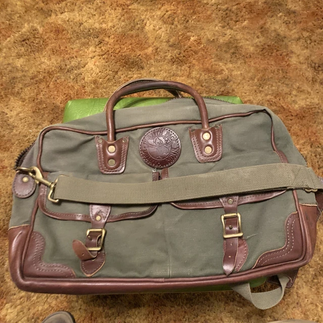 Vintage Handcrafted Made In USA Duluth Pack Bag Business Man Sportsman Pockets
