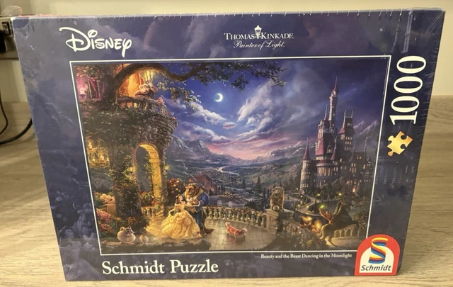 SCHMIDT THOMAS KINKADE Disney Beauty And The Beast Jigsaw 1000 Piece ...