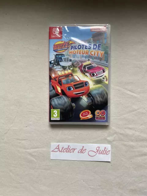 BLAZE ET LES MONSTER MACHINES PILOTES DE MOTEUR CITY Jeu Nintendo SWITCH