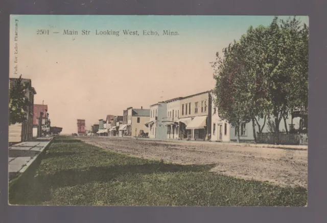 Echo MINNESOTA 1909 MAIN STREET Stores nr Granite Falls Wood Lake Redwood Falls