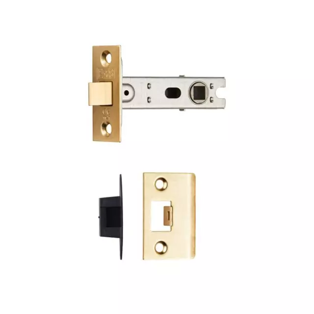 Carlisle Brass BTL3/SQ Euro spec Bolt Through Tubular Latch Square, Electro 76