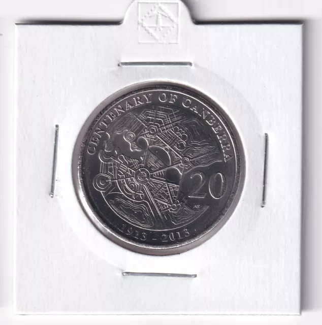 AUSTRALIAN 2013 20 Cent Centenary Of Canberra Unc Coin From Mint Bag . EUR 4,32 PicClick FR