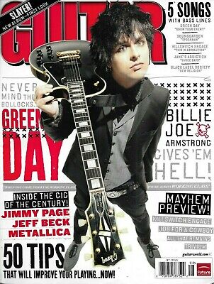 Guitar World Magazine Green Day Billie Joe Armstrong Chris Cornell Mayhem 2009