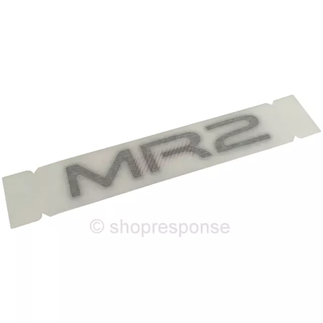 OEM Toyota 90-99 MR2 SW20 SW21 Rear MR2 Emblem Badge Grey 75471-17110-B0