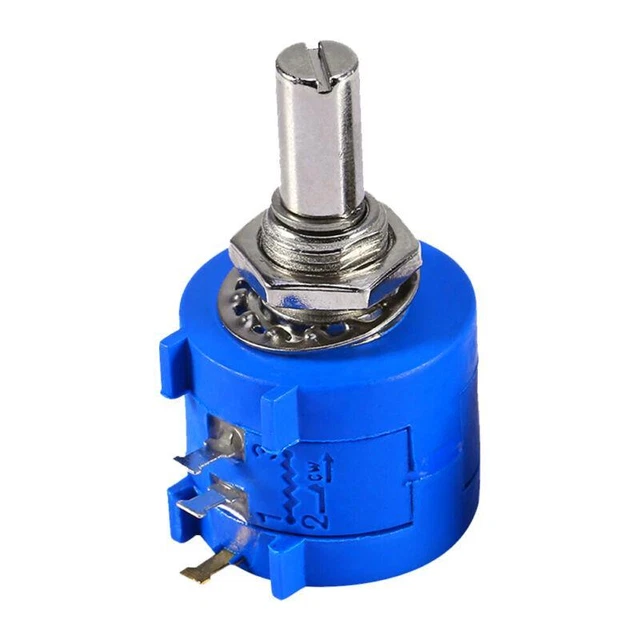 POTENZIOMETRO 10K OHM di alta qualità con manopola 10 giri - Dimensioni ...