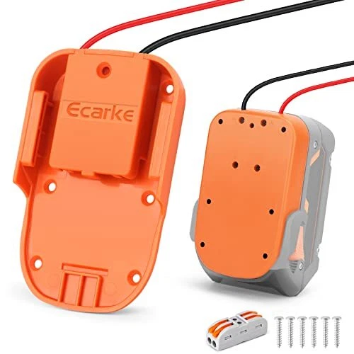 Power Wheels Battery Adapter for Ridgid AEG 18V Hyper li-ion Battery DIY Dock