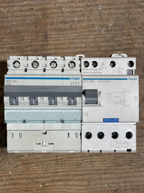 Bloc différentiel Hager Disjoncteur différentiel - 10A - AC - 3kA