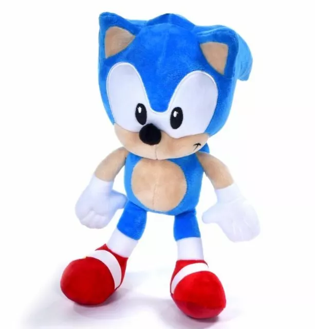 Official Sonic The Hedgehog Sonic 12" Large Plush Soft Toy Teddy New With Tags