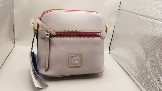 Dooney & Bourke - Florentine Leather Domed Crossbody - Ecru