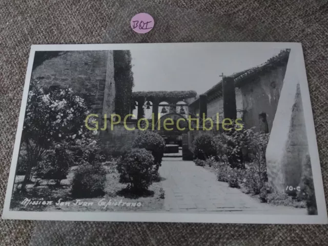 PBQI Train or Station Postcard Railroad RR MISSION SAN JUAN CAPISTRONO