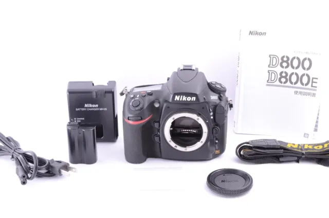 [N-MINT] Nikon D800 Body 36.3 MP Digital SLR Camera SC: 15k from Japan DHL #0774